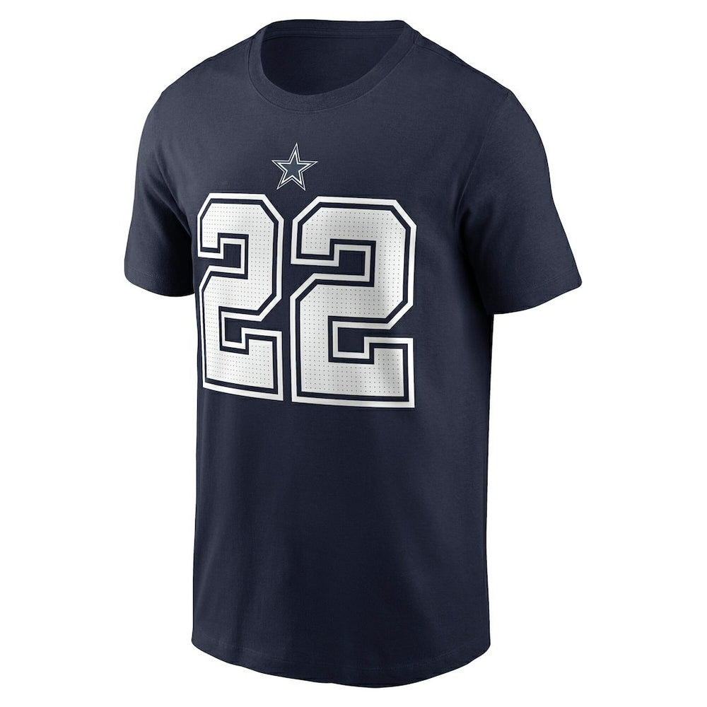 Nike Emmitt Smith Dallas Cowboys Retired Player Name & Number T-Shirt Navy