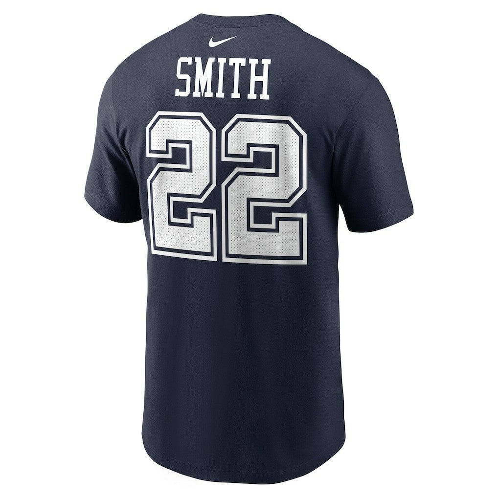 Nike Emmitt Smith Dallas Cowboys Retired Player Name & Number T-Shirt Navy