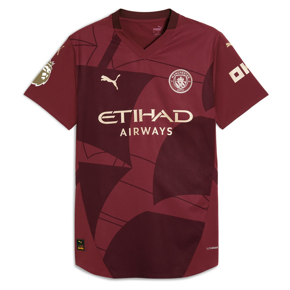 Erling Haaland Manchester City 2024/25 Third Player Jersey Burgundy - Puma for sale