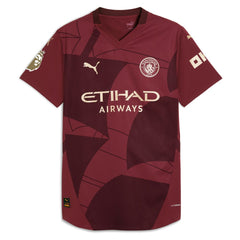 Erling Haaland Manchester City 2024/25 Third Player Jersey Burgundy - Puma for sale