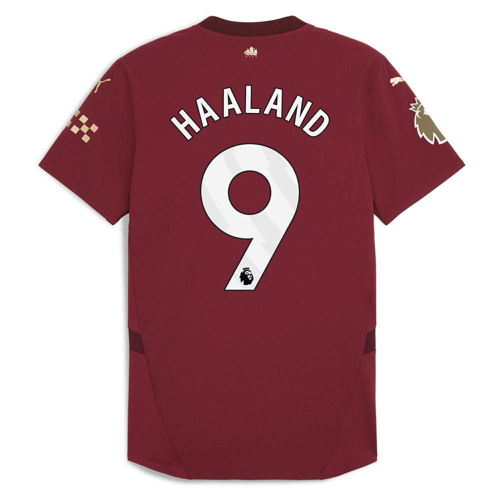 Erling Haaland Manchester City 2024/25 Third Player Jersey Burgundy - Puma for sale