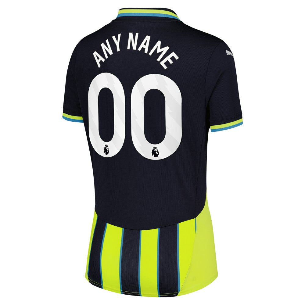 Manchester City Women's 2024/25 Away Replica Custom Jersey Navy - Puma sale