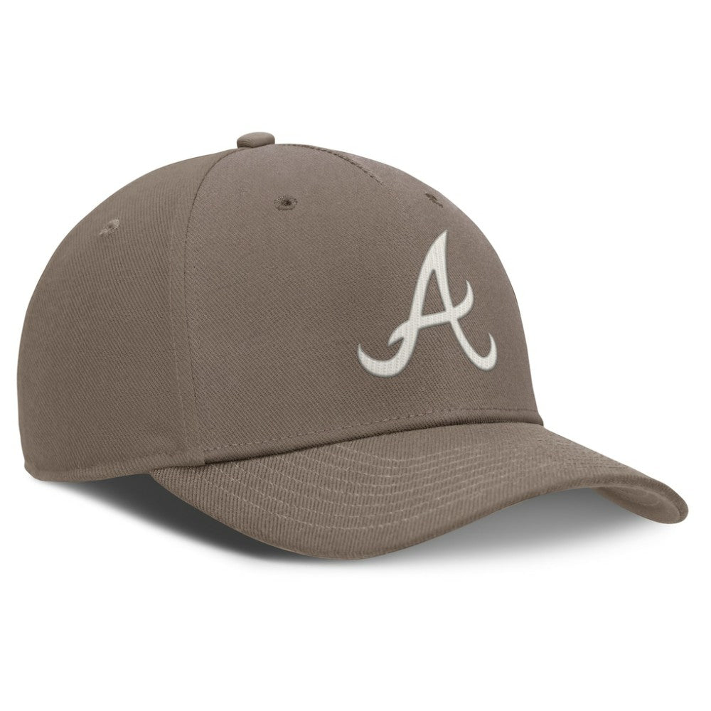 Atlanta Braves Nike Rise Performance Adjustable Hat - Brown - Nike Sale