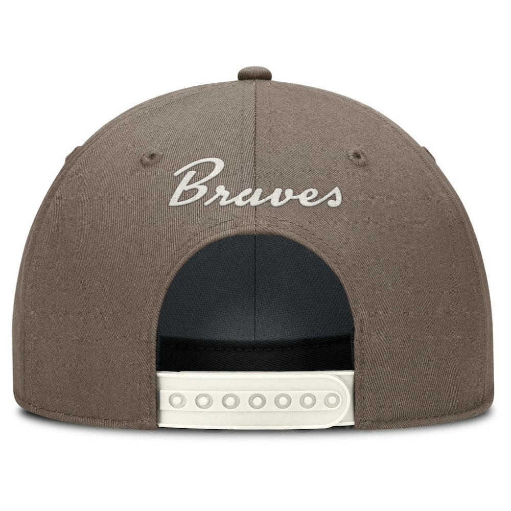 Atlanta Braves Nike Rise Performance Adjustable Hat - Brown - Nike Sale