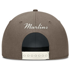 Miami Marlins Nike Rise Performance Adjustable Hat - Brown - Nike Lifestyle