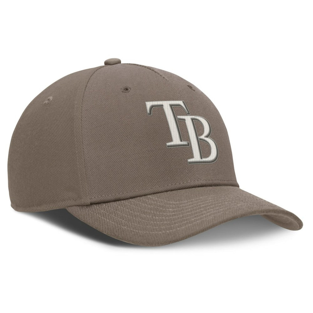 Tampa Bay Rays Nike Rise Performance Adjustable Hat - Brown - Nike Lifestyle