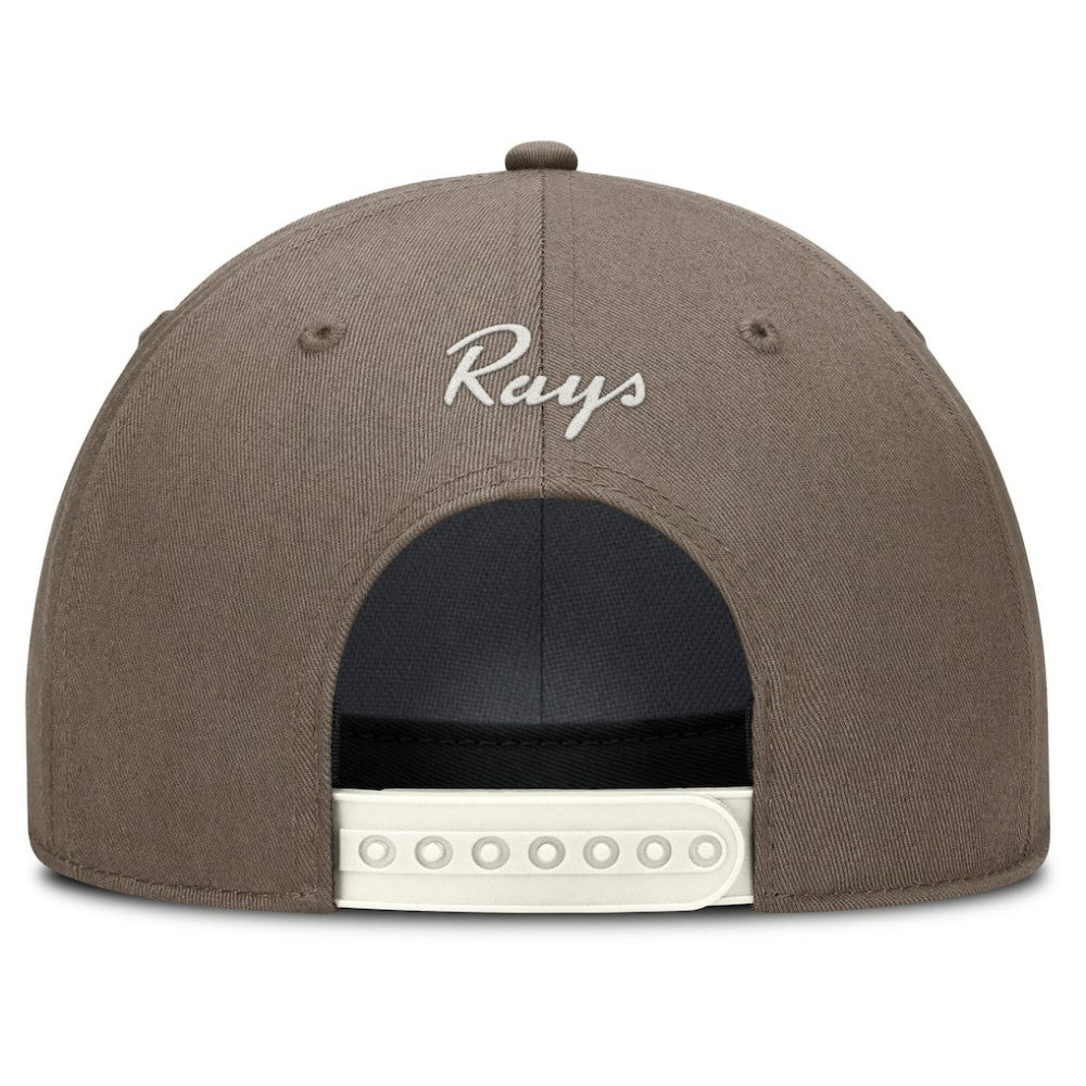 Tampa Bay Rays Nike Rise Performance Adjustable Hat - Brown - Nike Lifestyle