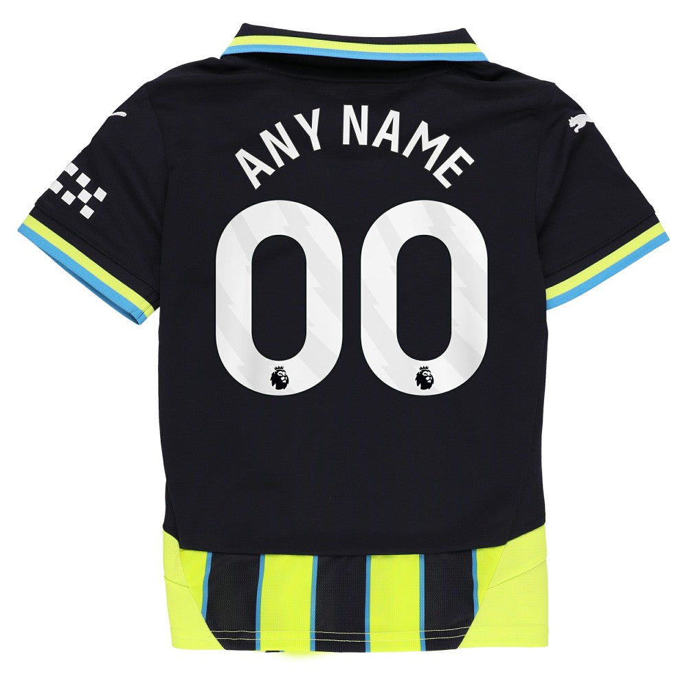 Manchester City Youth 2024/25 Away Replica Custom Jersey Navy - Puma