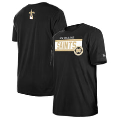 New Orleans Saints New Era 3rd Down High Density Print T-Shirt Black