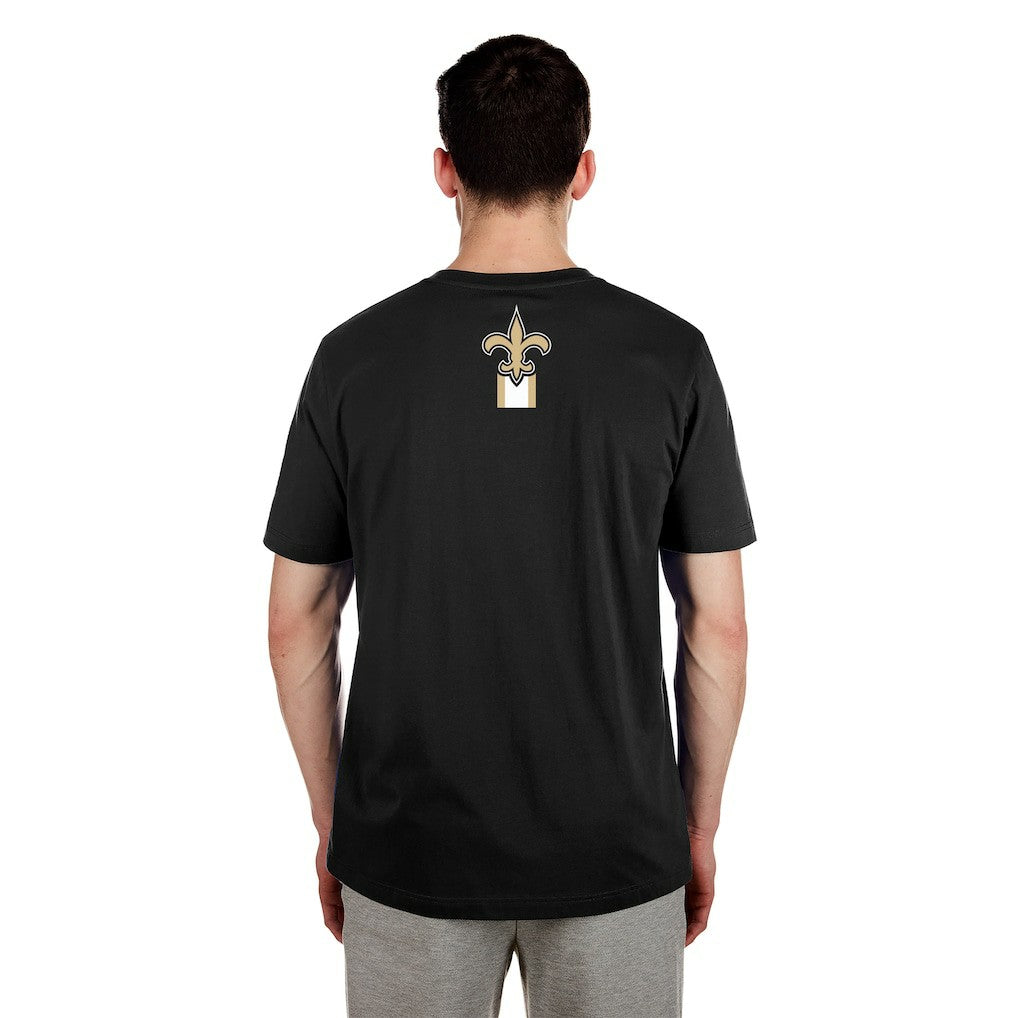 New Orleans Saints New Era 3rd Down High Density Print T-Shirt Black