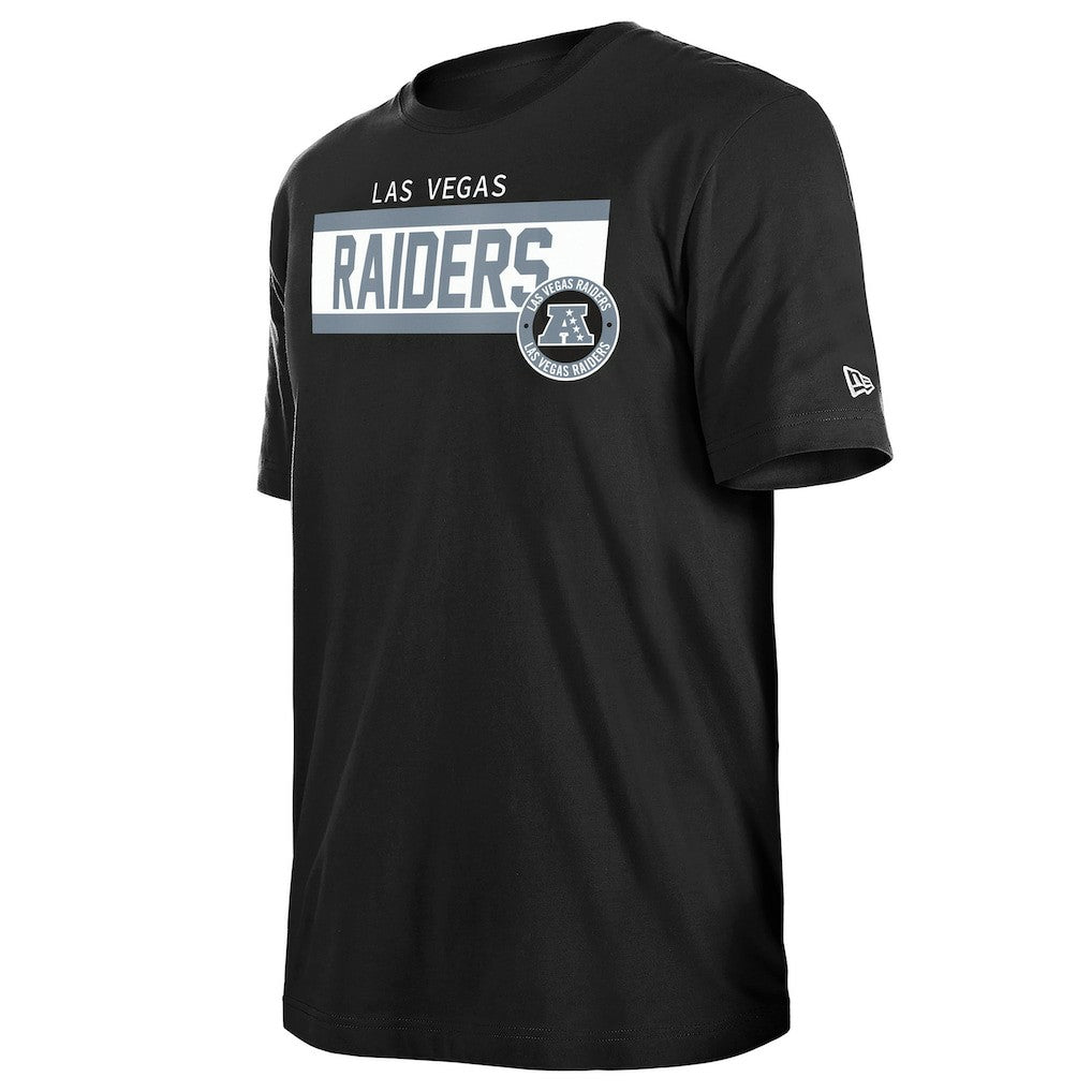 Las Vegas Raiders New Era 3rd Down High Density Print T-Shirt Black