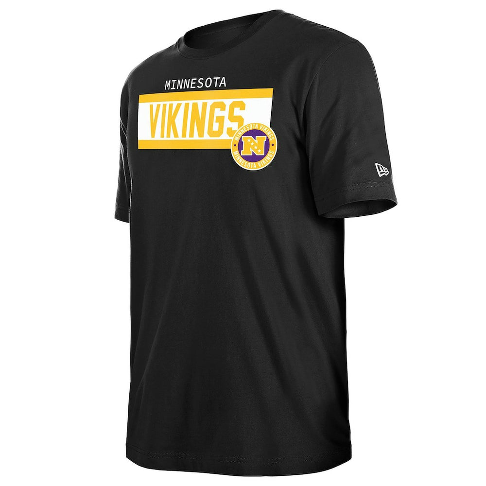 Minnesota Vikings New Era 3rd Down High Density Print T-Shirt Black