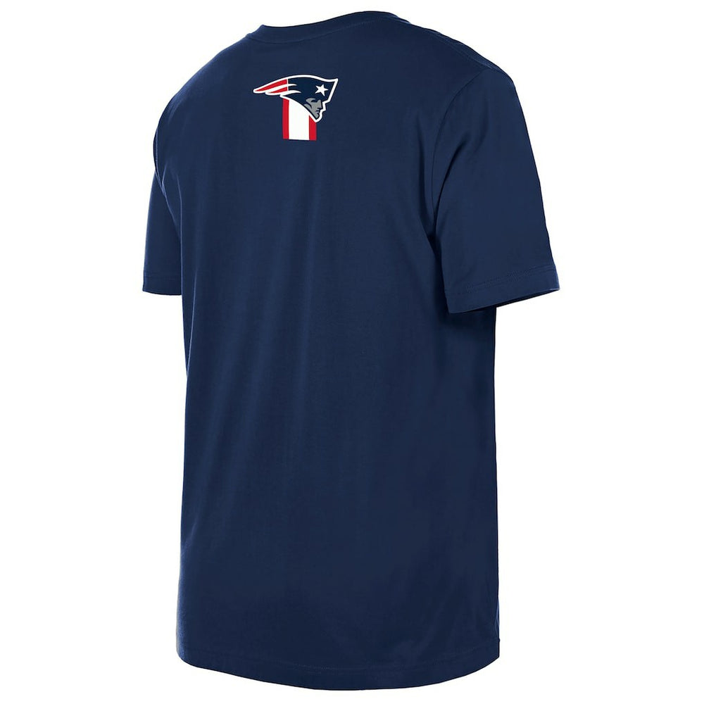 New England Patriots New Era 3rd Down High Density Print T-Shirt Navy