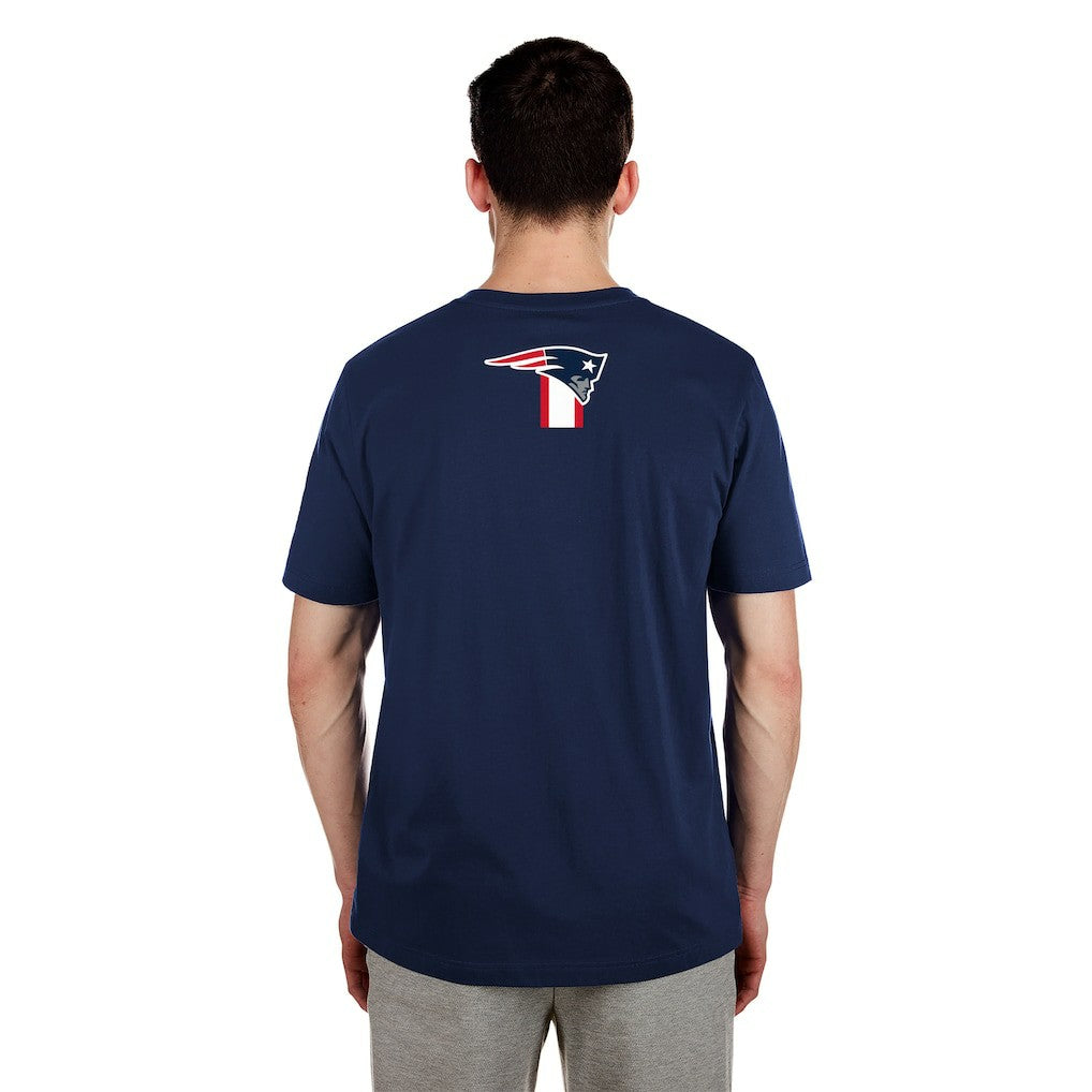 New England Patriots New Era 3rd Down High Density Print T-Shirt Navy