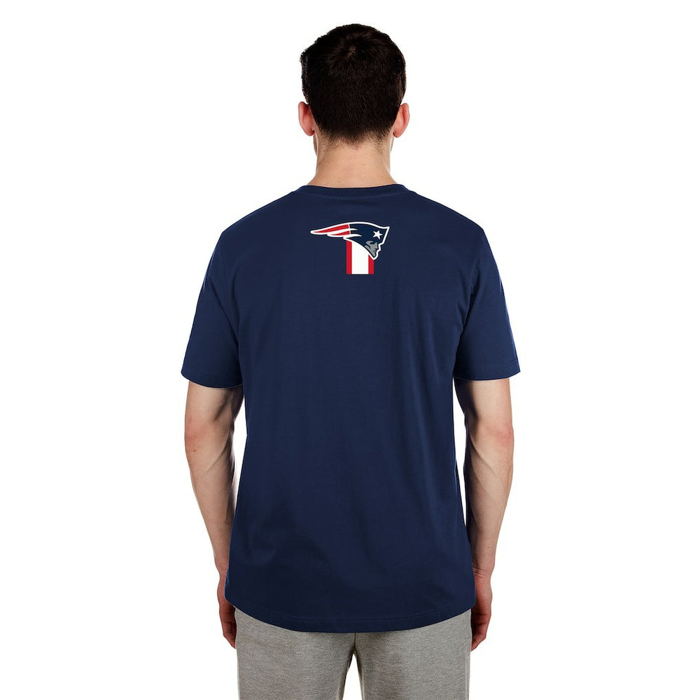 New England Patriots New Era 3rd Down High Density Print T-Shirt Navy