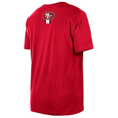San Francisco 49ers New Era 3rd Down High Density Print T-Shirt Scarlet