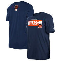 Chicago Bears New Era 3rd Down High Density Print T-Shirt Navy