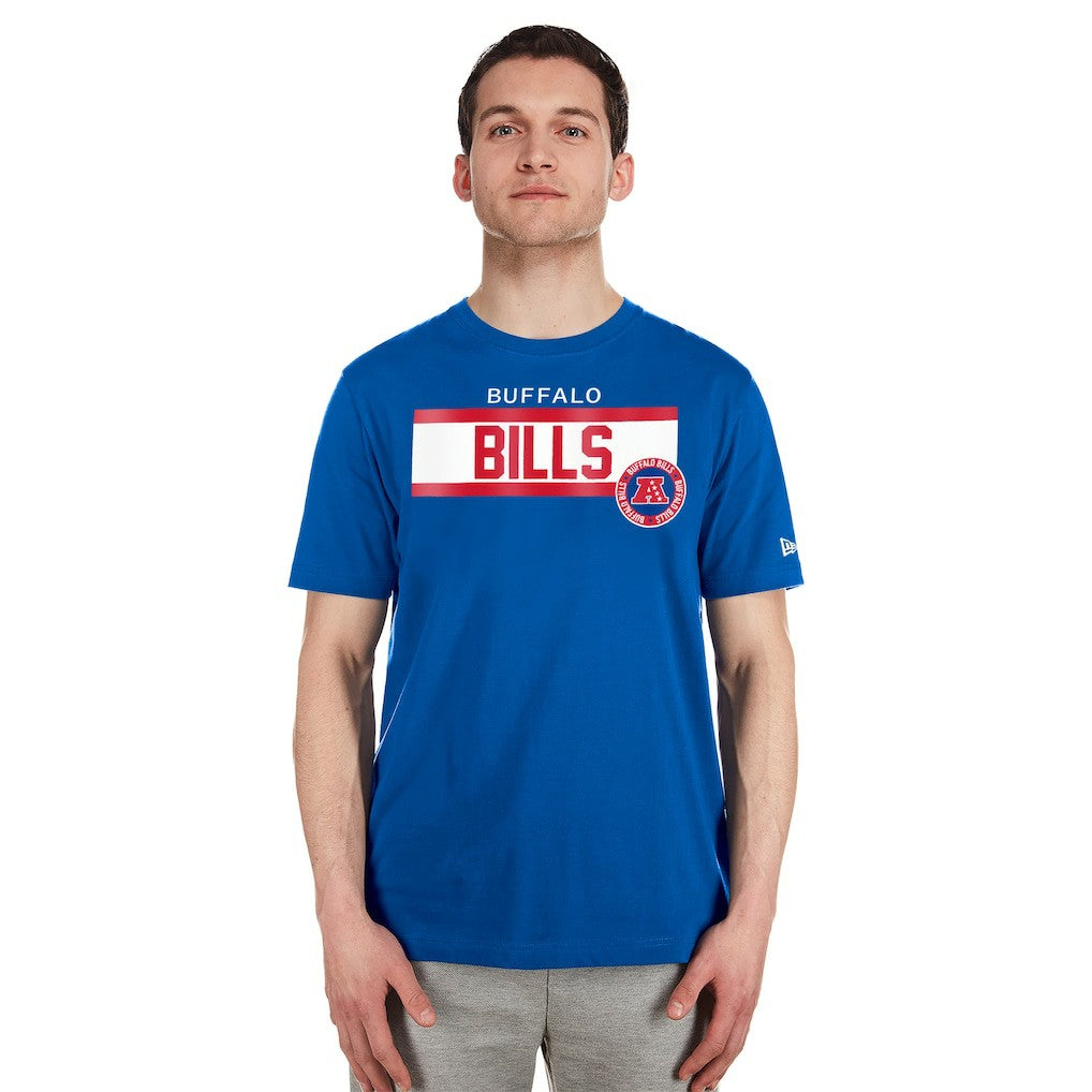 Buffalo Bills New Era 3rd Down High Density Print T-Shirt Blue