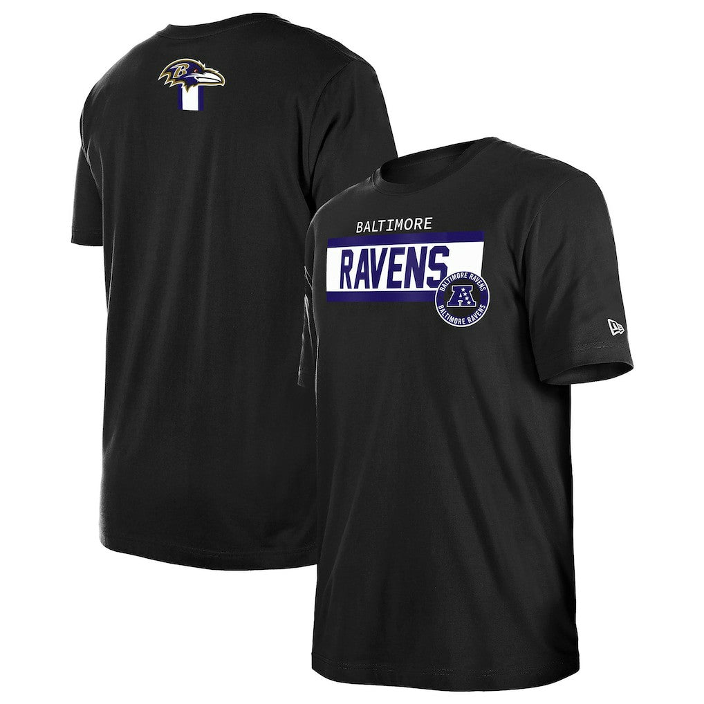 Baltimore Ravens New Era 3rd Down High Density Print T-Shirt Black