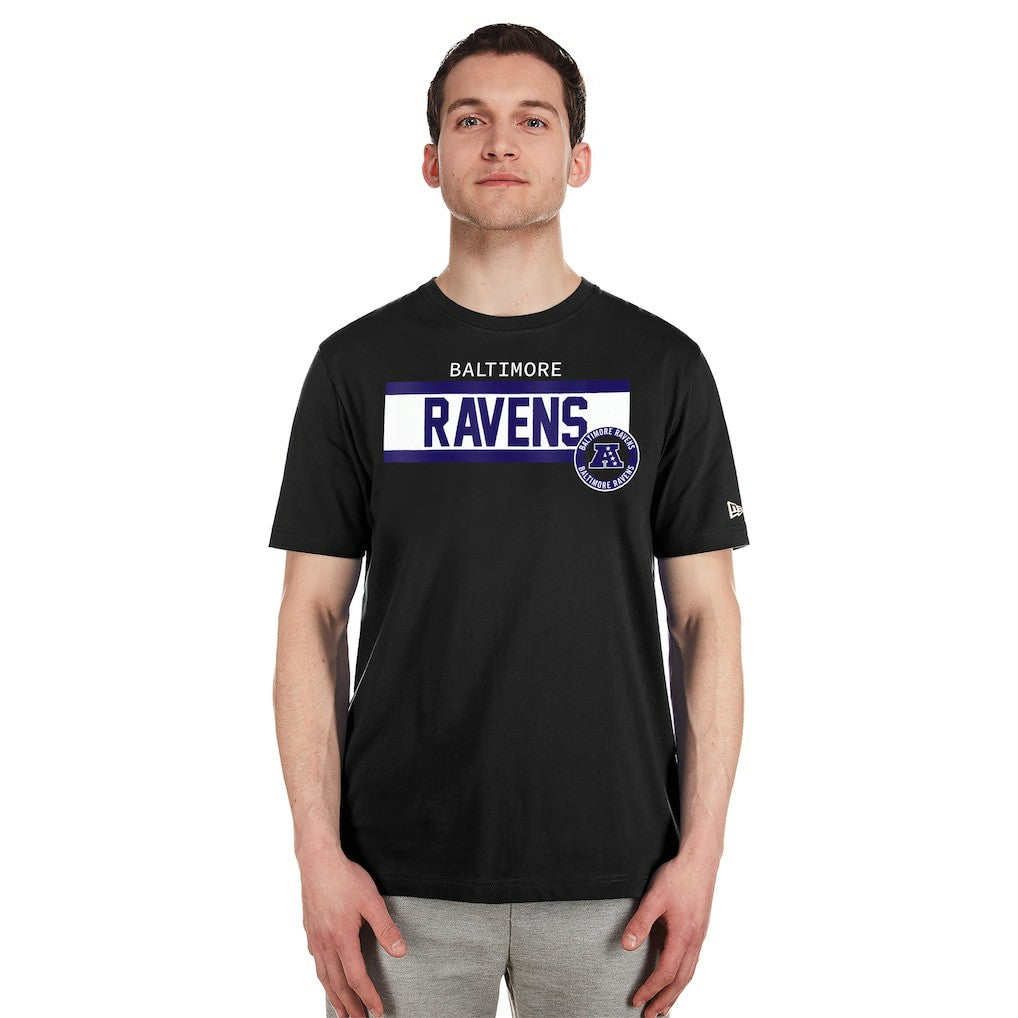 Baltimore Ravens New Era 3rd Down High Density Print T-Shirt Black