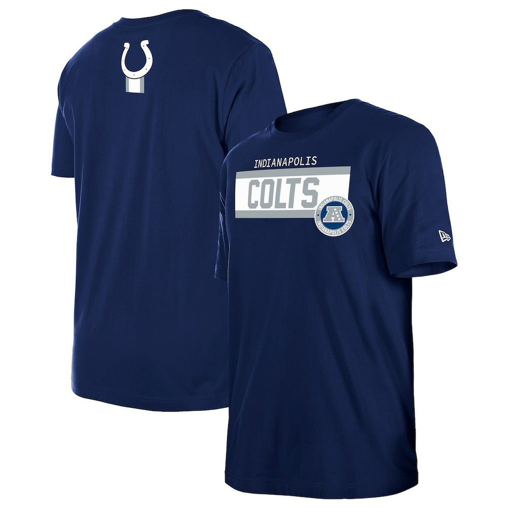 Indianapolis Colts New Era 3rd Down High Density Print T-Shirt Navy