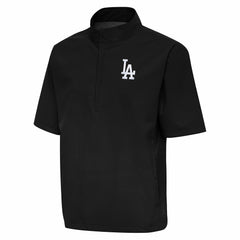 Los Angeles Dodgers Antigua Brisk Quarter-Zip Wind Shirt - Black - MLB Lifestyle