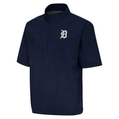 Detroit Tigers Antigua Brisk Quarter-Zip Wind Shirt - Navy - MLB on Sale