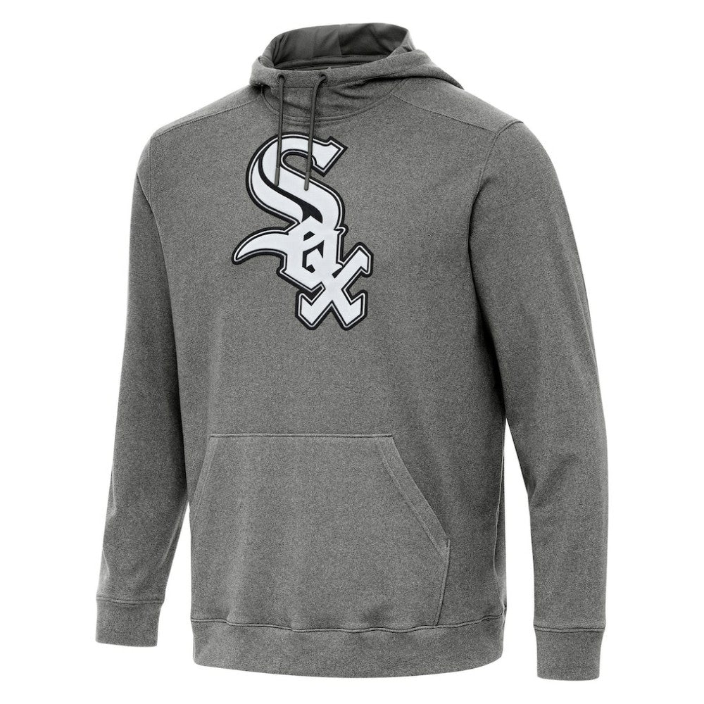 Chicago White Sox Antigua Cloud Pullover Hoodie - Heather Black - MLB Online