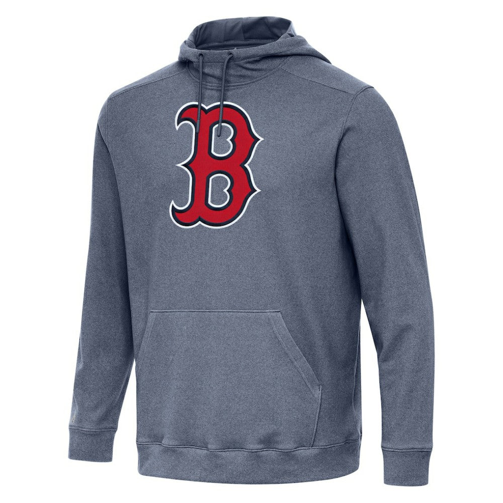 Boston Red Sox Antigua Cloud Pullover Hoodie - Heather Navy - MLB Discount