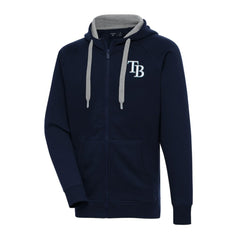 Tampa Bay Rays Antigua Big & Tall Victory Full-Zip Hoodie Jacket - Navy - MLB Discount