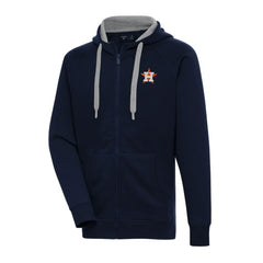 Houston Astros Antigua Big & Tall Victory Full-Zip Hoodie Jacket - Navy - MLB on Sale