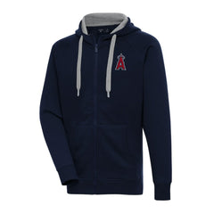 Los Angeles Angels Antigua Big & Tall Victory Full-Zip Hoodie Jacket - Navy - MLB on Sale