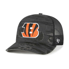 47 brand Cincinnati Bengals '47 Fiji Trucker Adjustable Hat Black