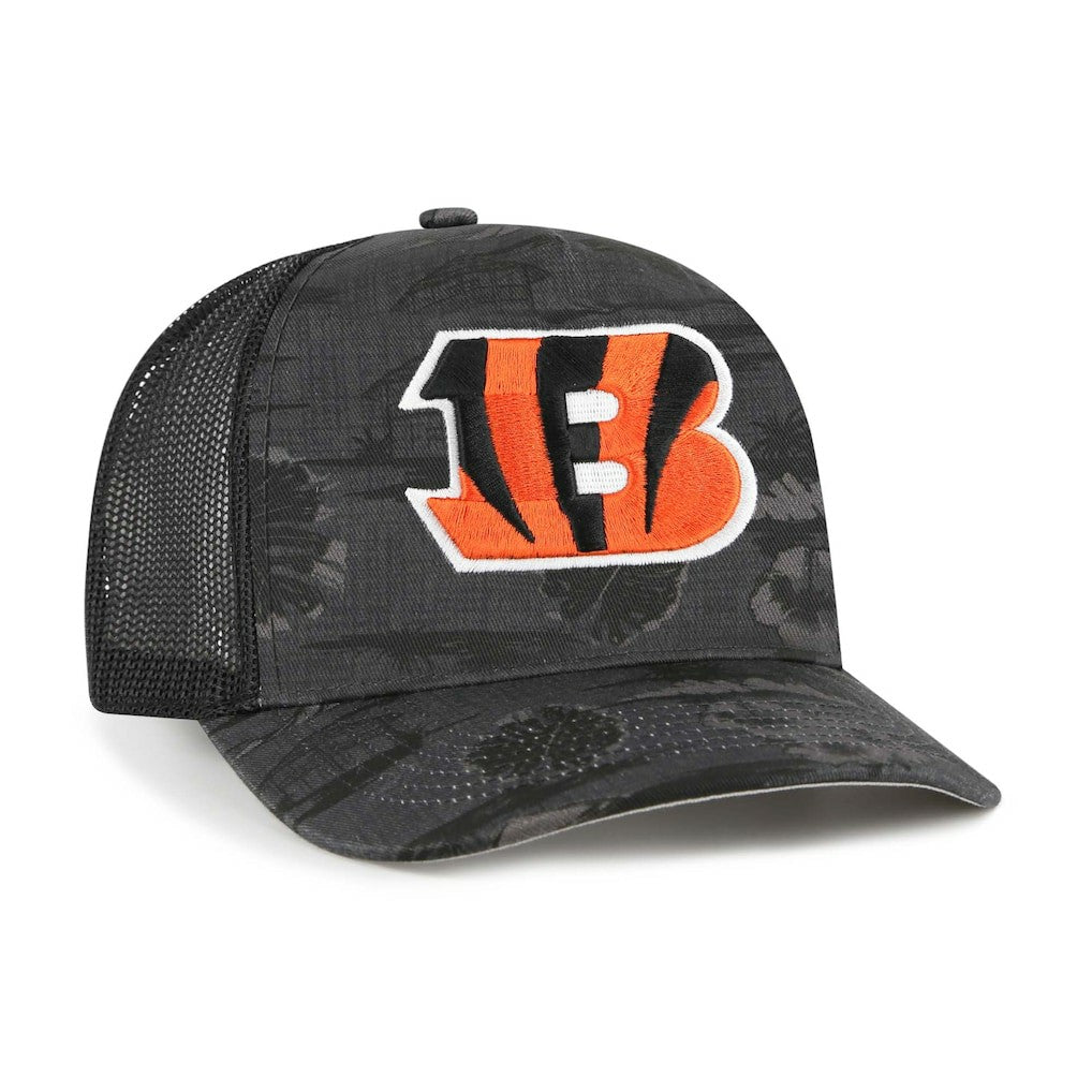 47 brand Cincinnati Bengals '47 Fiji Trucker Adjustable Hat Black