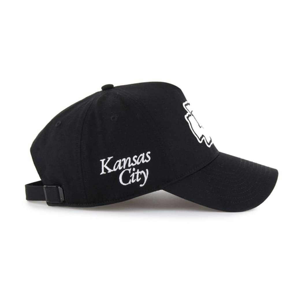 47 brand Kansas City Chiefs '47 Foundation Offside Adjustable Hat Black