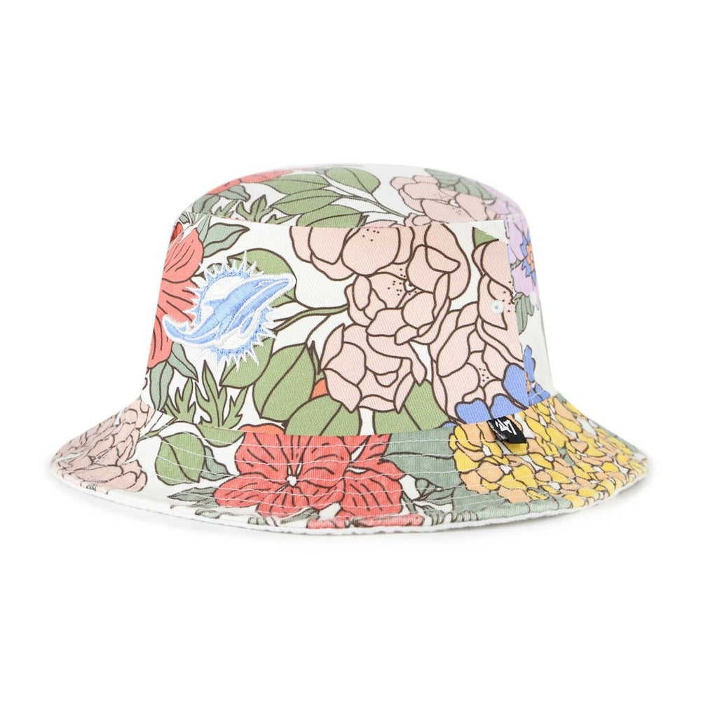 47 brand Miami Dolphins '47 Women's Florentina Bucket Hat White