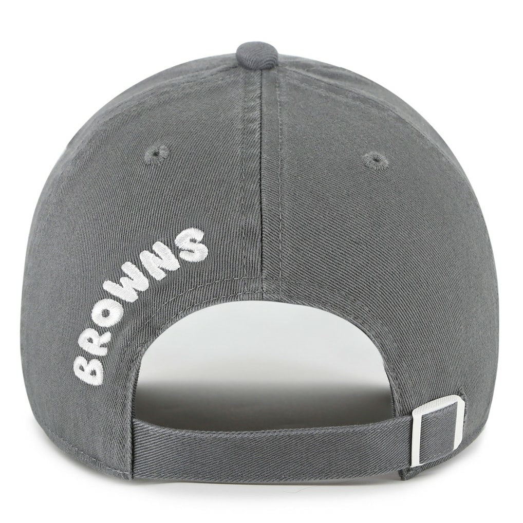 47 brand Cleveland Browns '47 Women's Bright Side Clean Up Adjustable Hat Gray