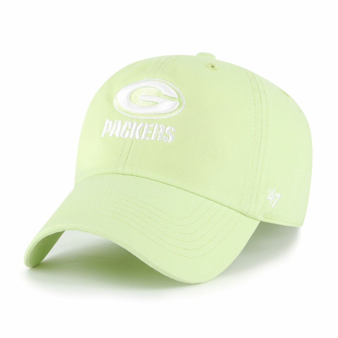 47 brand Green Bay Packers '47 Women's Bright Side Clean Up Adjustable Hat Green