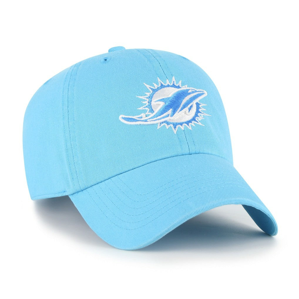 47 brand Miami Dolphins '47 Women's Bright Side Clean Up Adjustable Hat Blue
