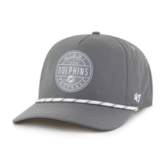 47 brand Miami Dolphins '47 Suburbia Hitch Adjustable Hat Gray