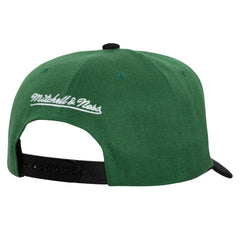 Boston Celtics Underarch Two-Tone Pro Crown Snapback Hat Kelly Green/Black | Mitchell & Ness for sale