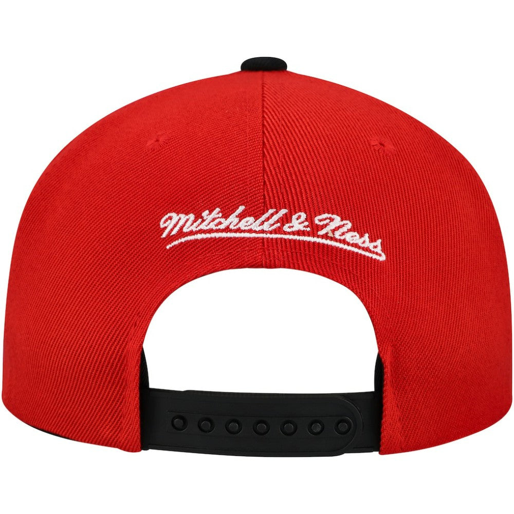 Detroit Red Wings Mitchell & Ness Underarch Two-Tone Pro Crown Snapback Hat - Red/Black - NHL 201994427