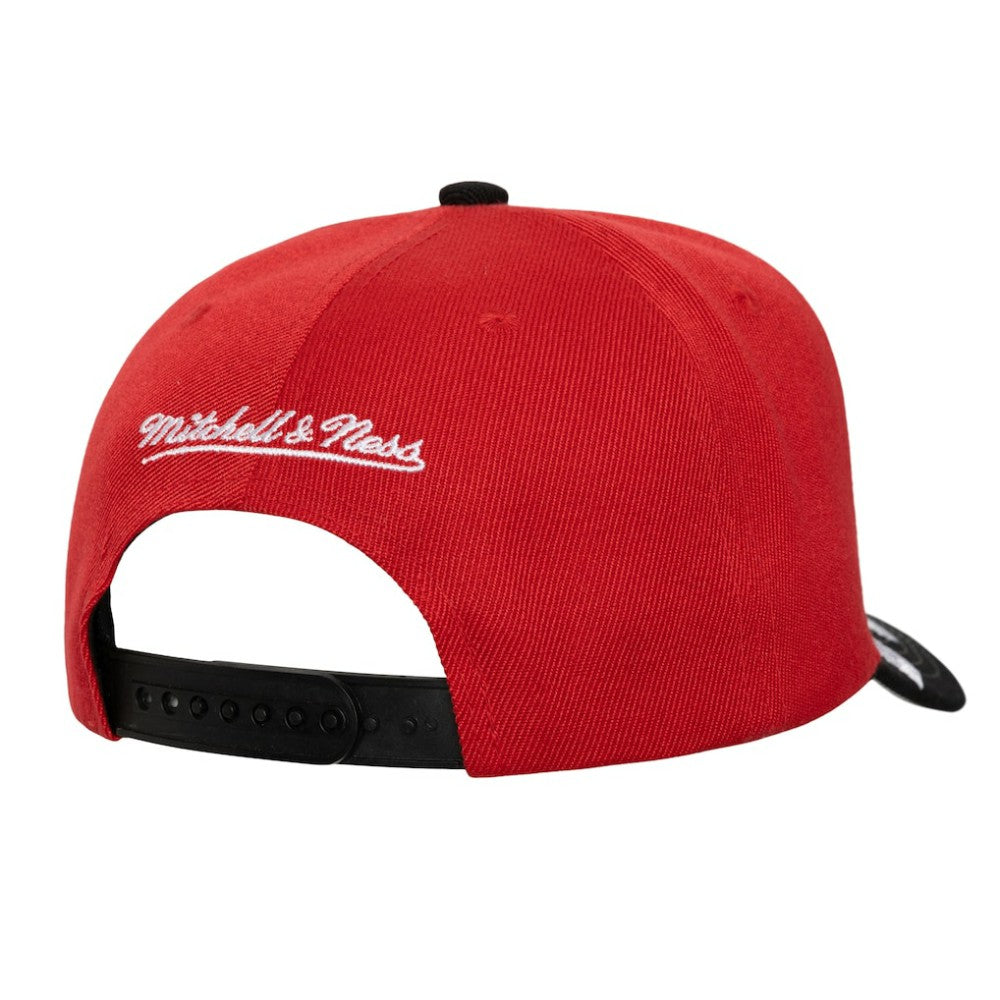 New Jersey Devils Mitchell & Ness Underarch Two-Tone Pro Crown Snapback Hat - Red/Black - NHL 201994434