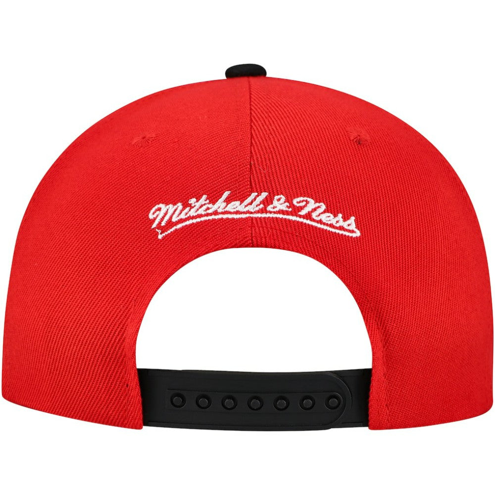 Chicago Blackhawks Mitchell & Ness Underarch Two-Tone Pro Crown Snapback Hat - Red/Black - NHL 201994440