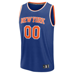 New York Knicks Fast Break Custom Jersey Icon Edition Blue | Fanatics for sale