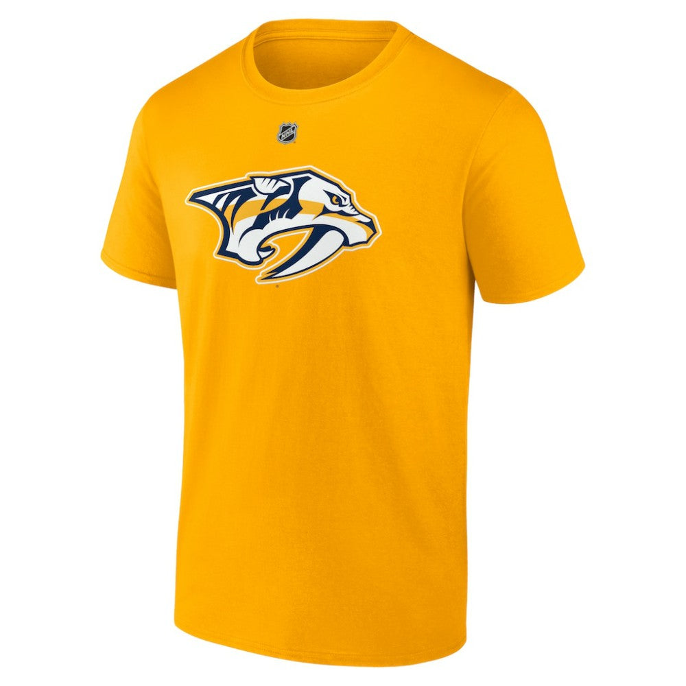 Steven Stamkos Nashville Predators Fanatics Authentic Stack Name & Number T-Shirt - Gold - NHL 201994515