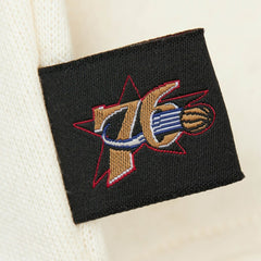 Philadelphia 76ers Women's Hardwood Classics Pullover Sweatshirt Cream | Mitchell & Ness online
