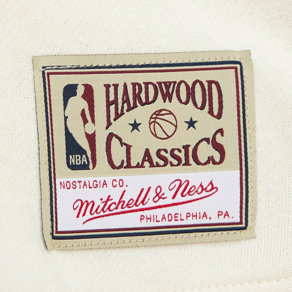 Philadelphia 76ers Women's Hardwood Classics Pullover Sweatshirt Cream | Mitchell & Ness online
