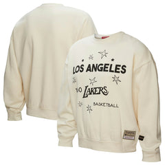 Los Angeles Lakers Women's Hardwood Classics Pullover Sweatshirt Gold | Mitchell & Ness discount