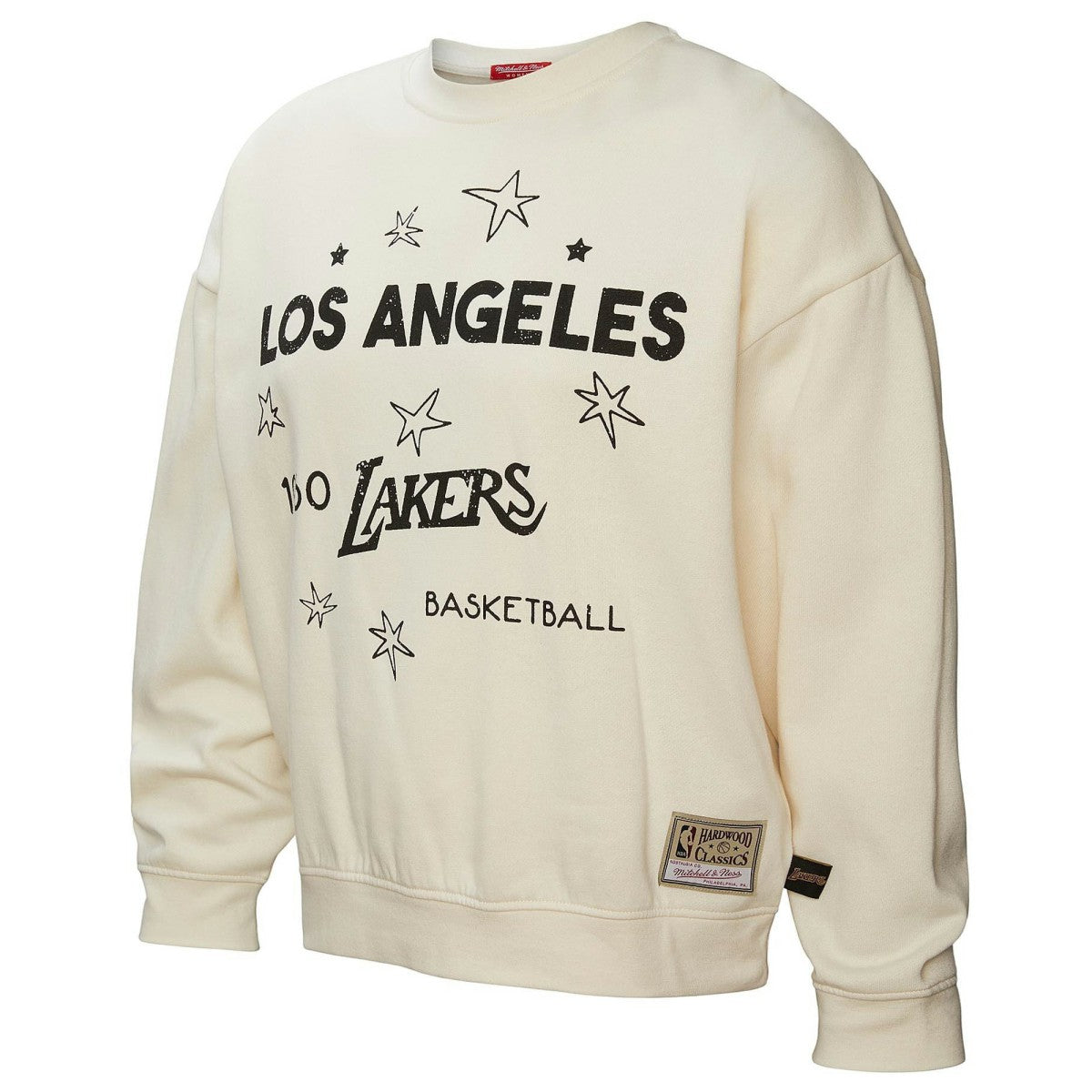 Los Angeles Lakers Women's Hardwood Classics Pullover Sweatshirt Gold | Mitchell & Ness discount
